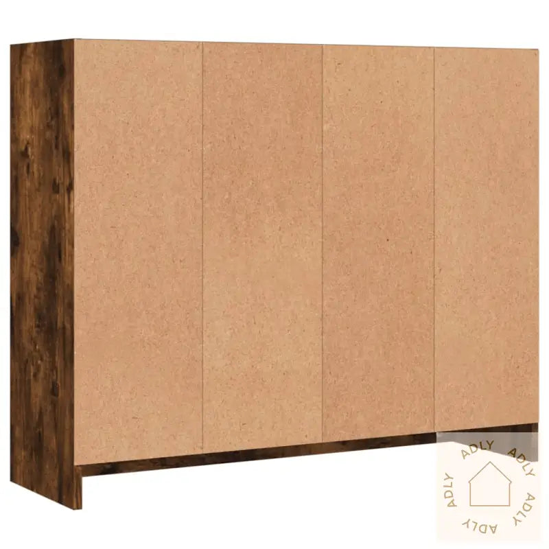 Skjenk Røkt Eik 91X28X75 Cm Konstruert Tre