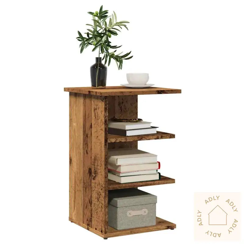 Skjenk Gammelt Tre 35X35X55 Cm Konstruert Tre