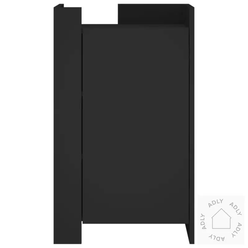 Skjenk Svart 45X35X75 Cm Konstruert Tre