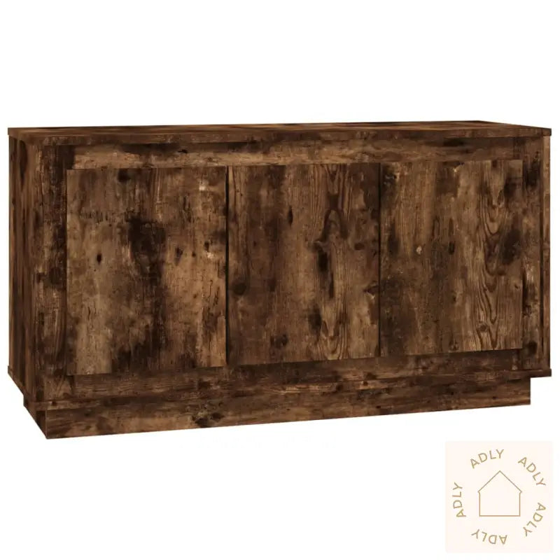 Skjenk Røkt Eik 102X35X55 Cm Konstruert Tre