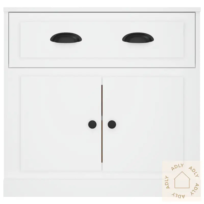 Skjenk Hvit 70X35,5X67,5 Cm Konstruert Tre