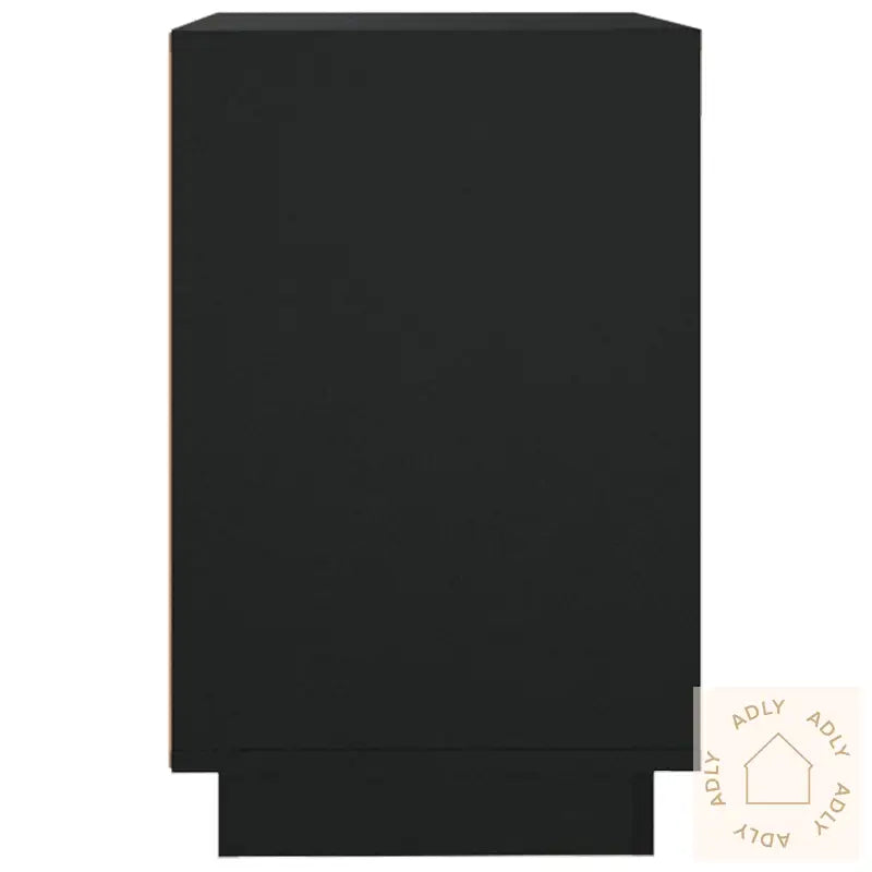 Skjenk Svart 102X35X55 Cm Konstruert Tre