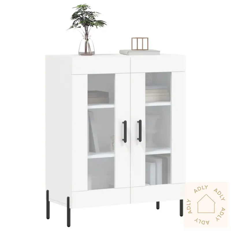 Skjenk Hvit 69,5X34X90 Cm Konstruert Tre