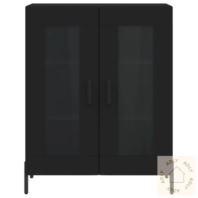 Skjenk Svart 69,5X34X90 Cm Konstruert Tre