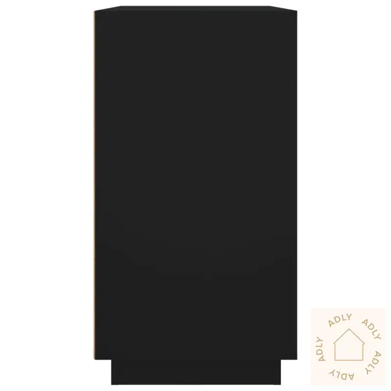 Skjenk Svart 80X34X75 Cm Konstruert Tre