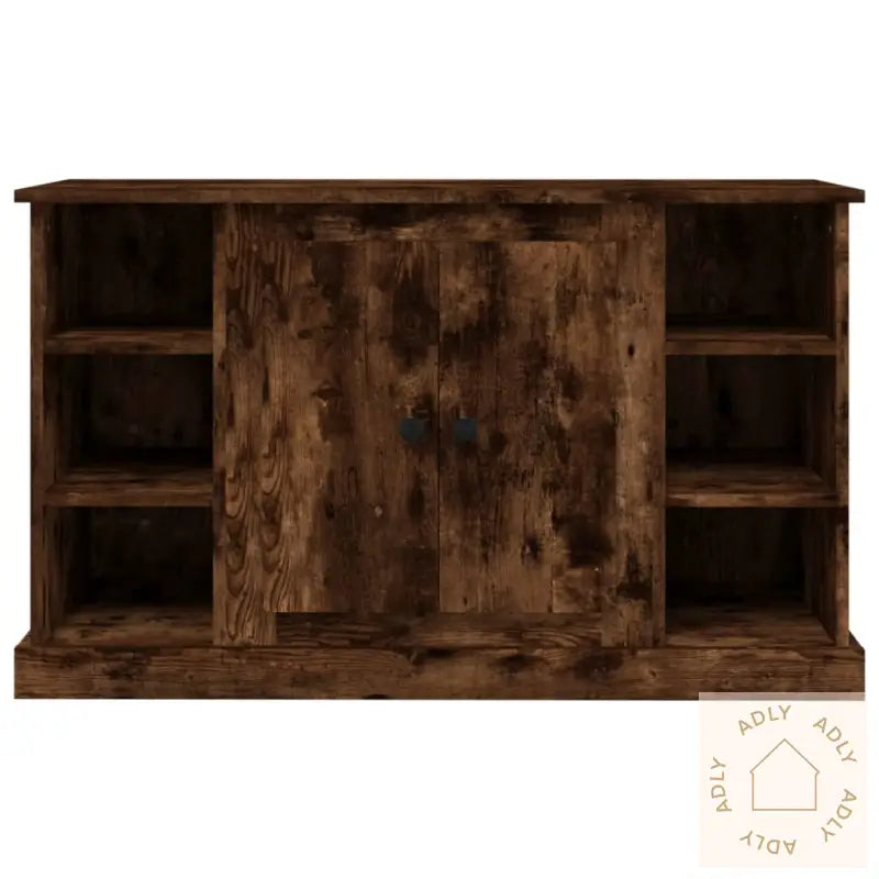 Skjenk Røkt Eik 100X35,5X60 Cm Konstruert Tre