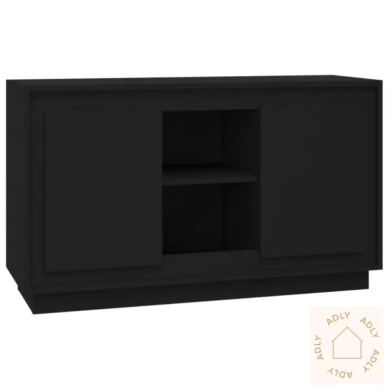 Skjenk Svart 102X35X60 Cm Konstruert Tre