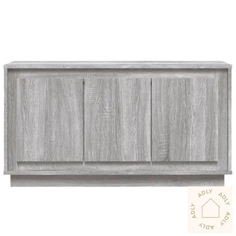 Skjenk Grå Sonoma 102X35X55 Cm Konstruert Tre