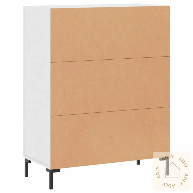 Skjenk Hvit 69,5X34X90 Cm Konstruert Tre