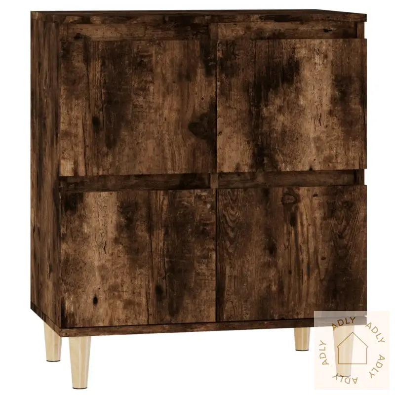 Skjenk Røkt Eik 60X35X70 Cm Konstruert Tre