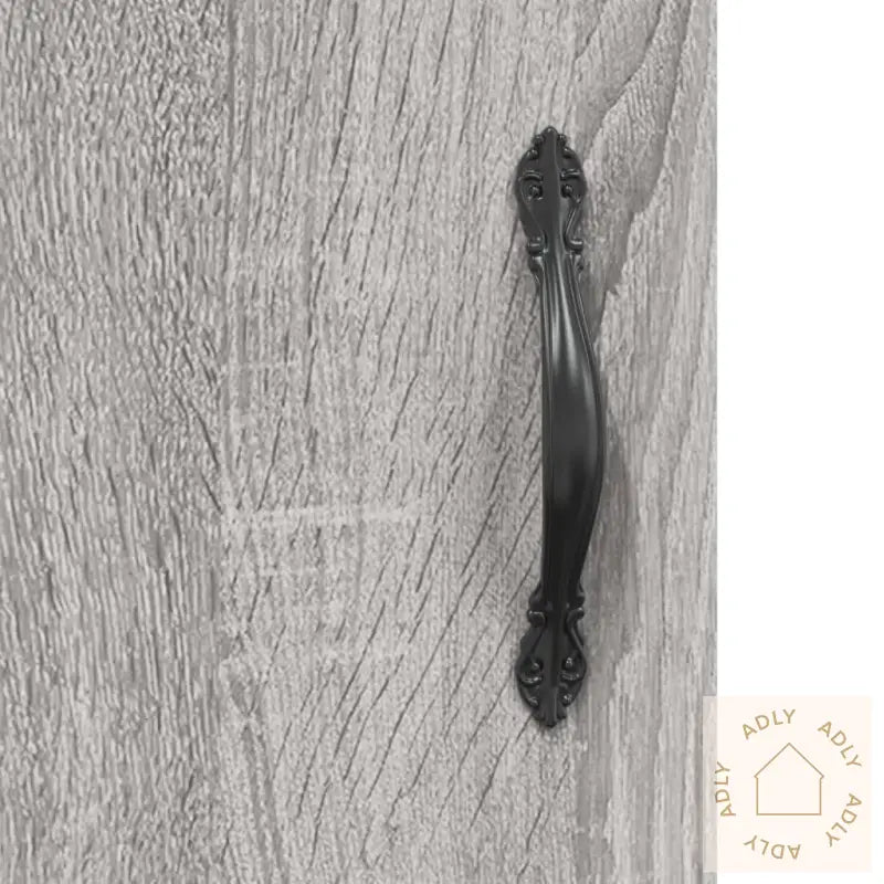 Skjenk Grå Sonoma 34,5X34X90 Cm Konstruert Tre