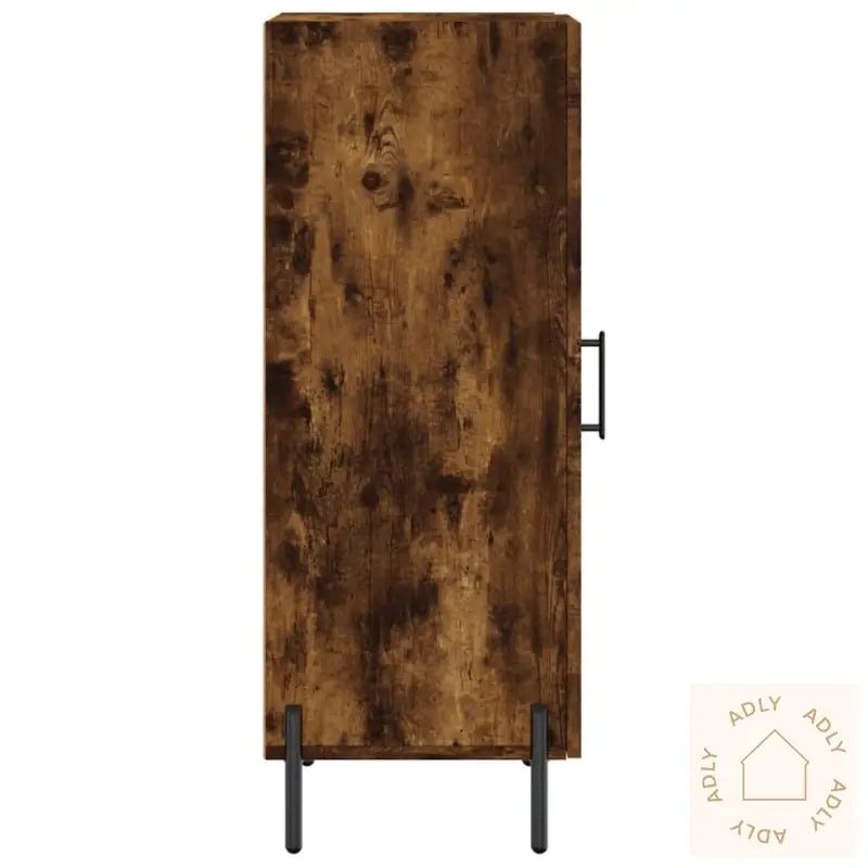 Skjenk Røkt Eik 34,5X34X90 Cm Konstruert Tre