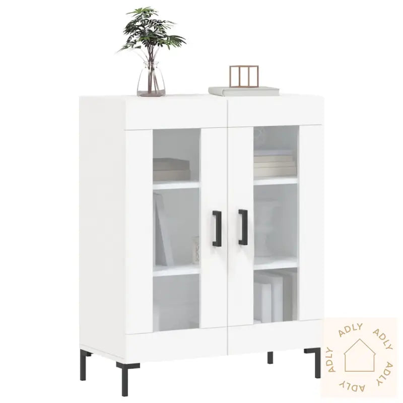 Skjenk Hvit 69,5X34X90 Cm Konstruert Tre