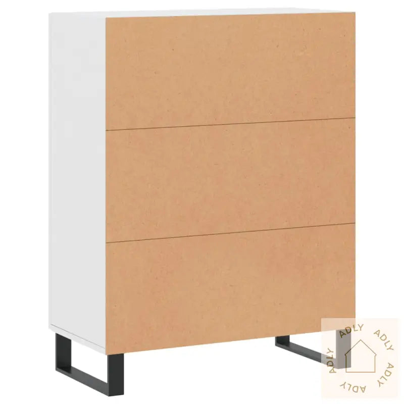 Skjenk Hvit 69,5X34X90 Cm Konstruert Tre