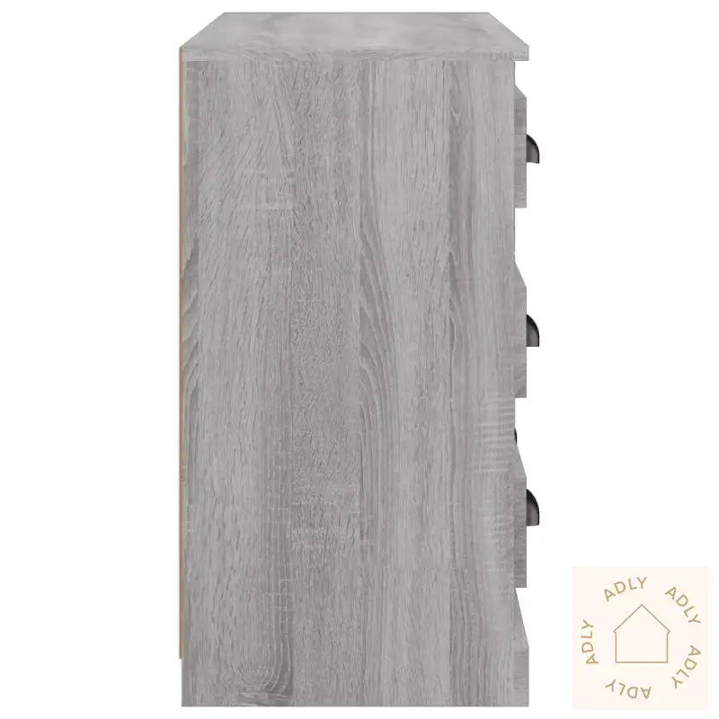 Skjenk Grå Sonoma 70X35,5X67,5 Cm Konstruert Tre