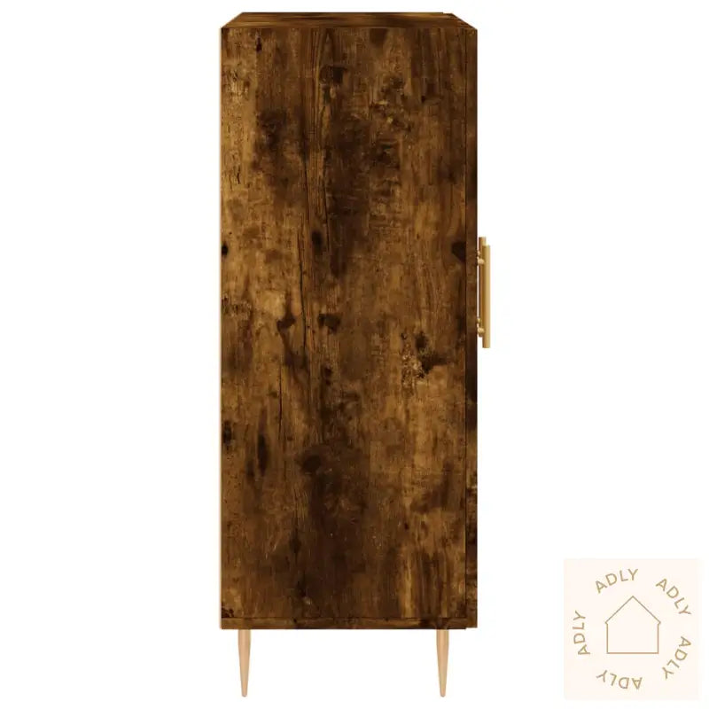 Skjenk Røkt Eik 69,5X34X90 Cm Konstruert Tre