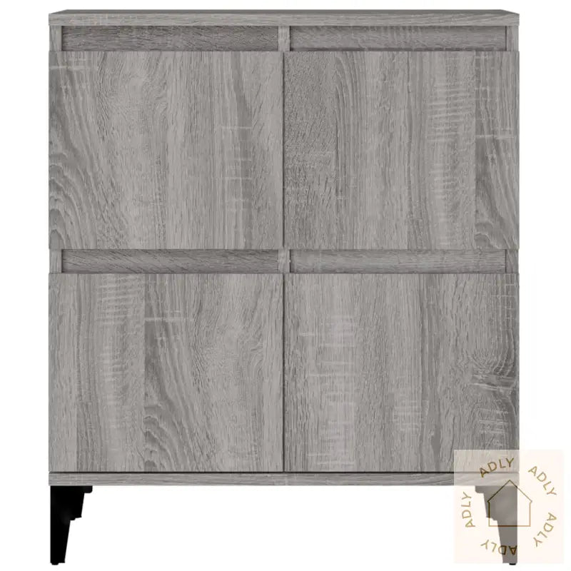 Skjenk Grå Sonoma 60X35X70 Cm Konstruert Tre