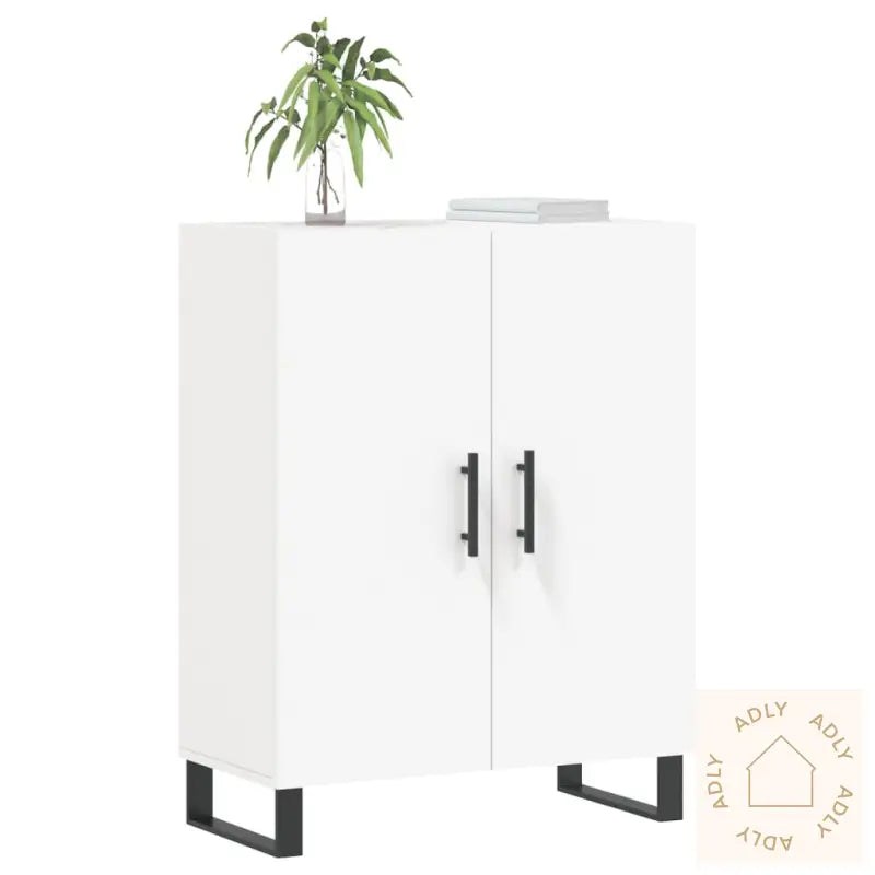 Skjenk Hvit 69,5X34X90 Cm Konstruert Tre