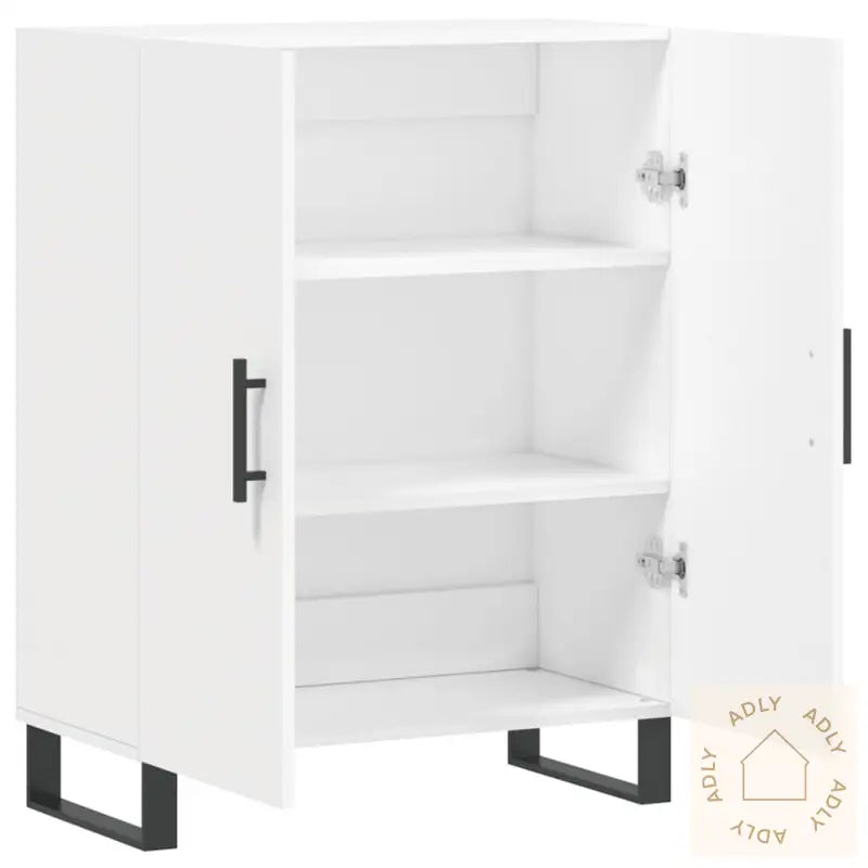 Skjenk Hvit 69,5X34X90 Cm Konstruert Tre