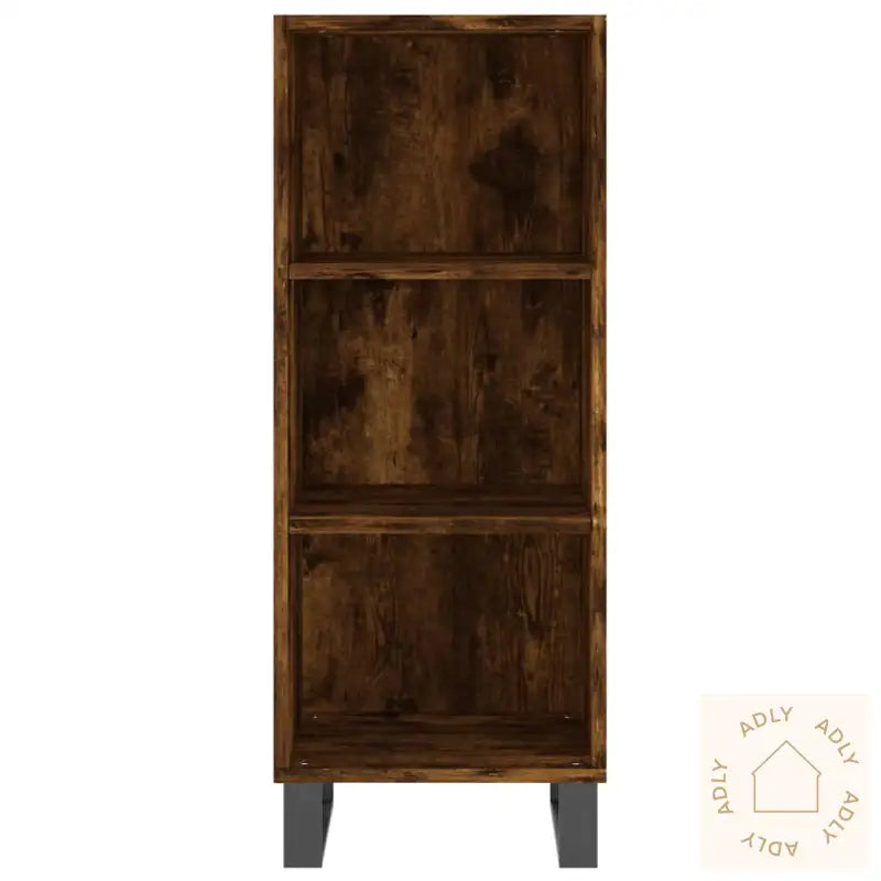 Skjenk Røkt Eik 34,5X32,5X90 Cm Konstruert Tre
