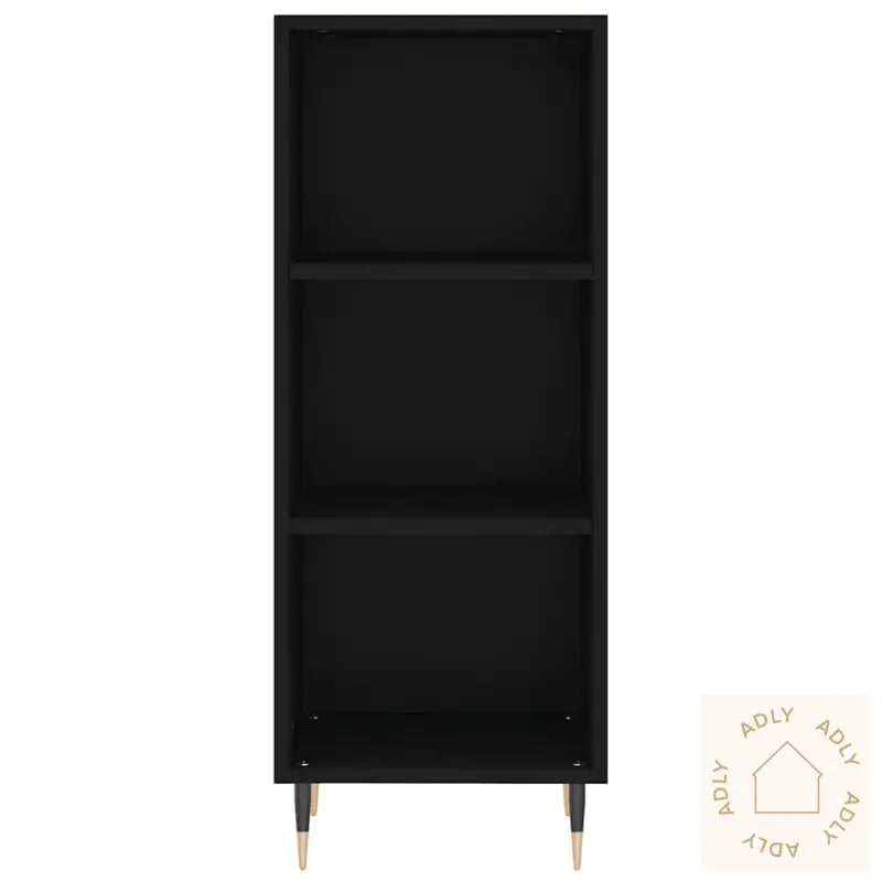 Skjenk Svart 34,5X32,5X90 Cm Konstruert Tre