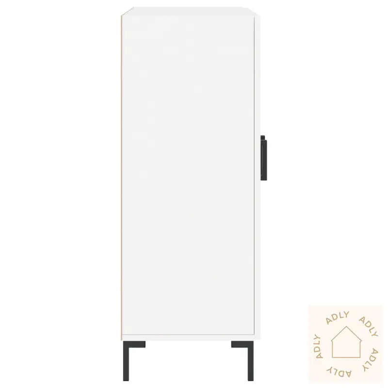 Skjenk Hvit 69,5X34X90 Cm Konstruert Tre