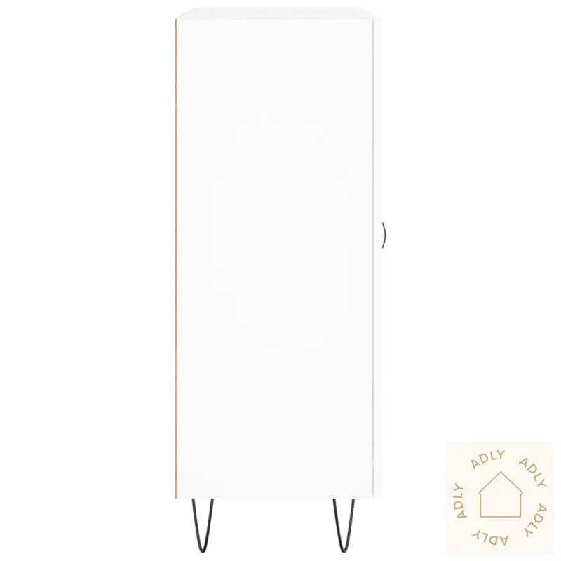 Skjenk Hvit 69,5X34X90 Cm Konstruert Tre