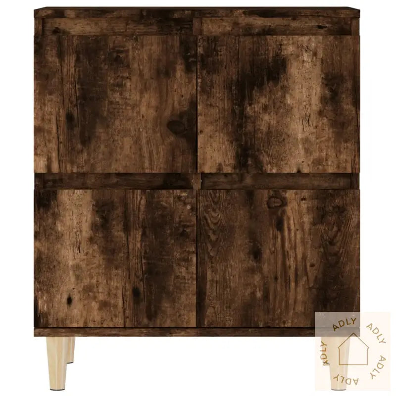 Skjenk Røkt Eik 60X35X70 Cm Konstruert Tre