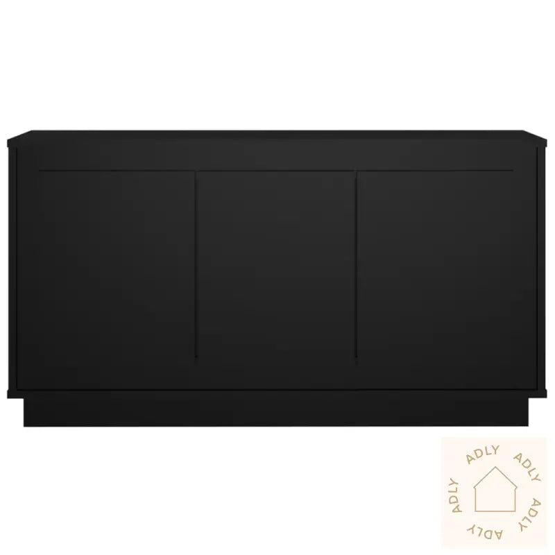 Skjenk Svart 102X35X55 Cm Konstruert Tre