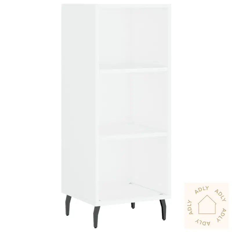 Skjenk Hvit 34,5X32,5X90 Cm Konstruert Tre