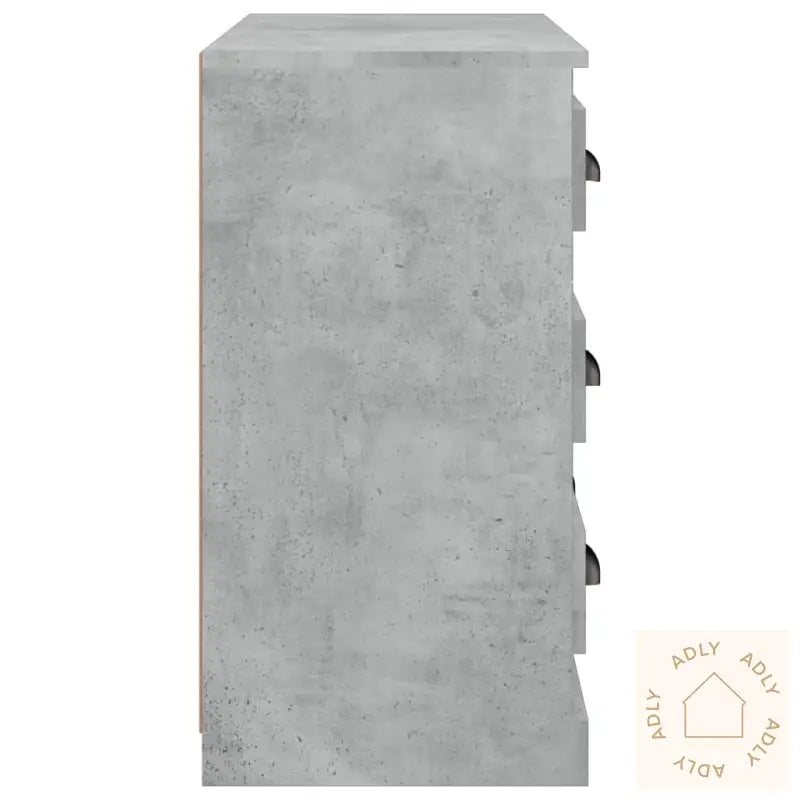 Skjenk Betonggrå 70X35,5X67,5 Cm Konstruert Tre