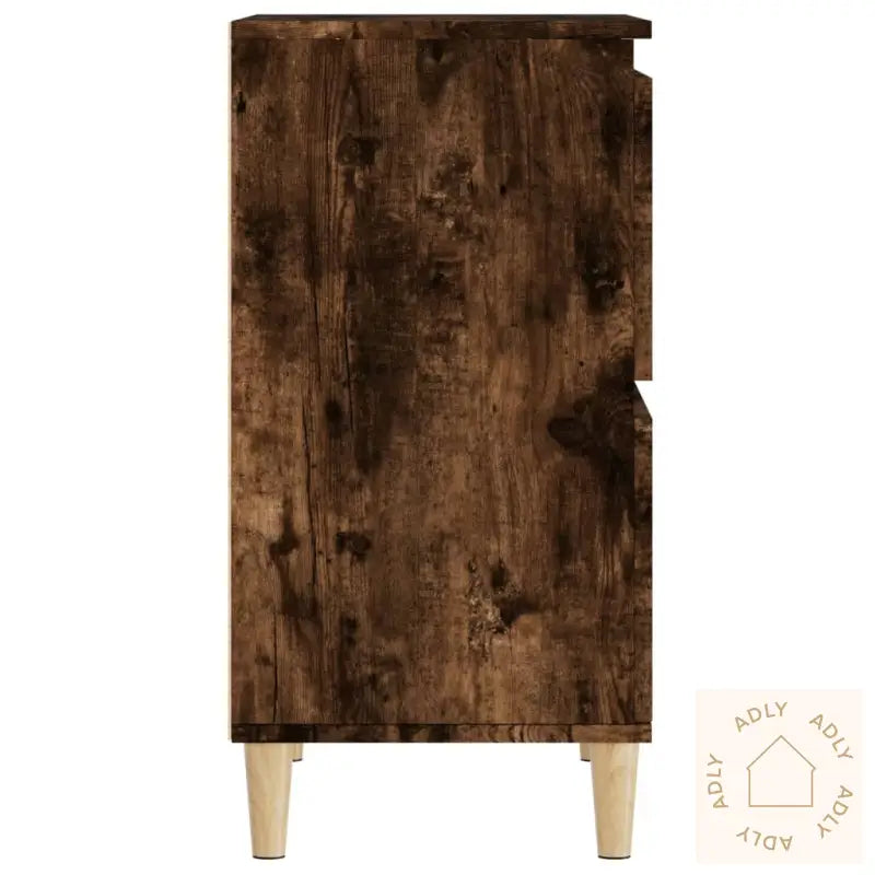 Skjenk Røkt Eik 60X35X70 Cm Konstruert Tre