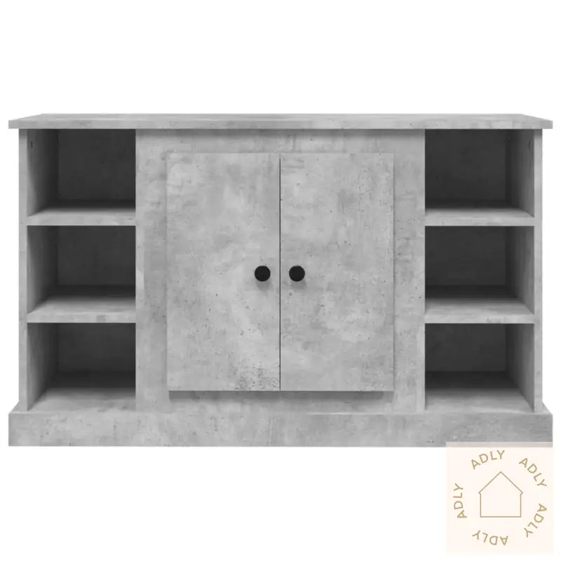 Skjenk Betonggrå 100X35,5X60 Cm Konstruert Tre