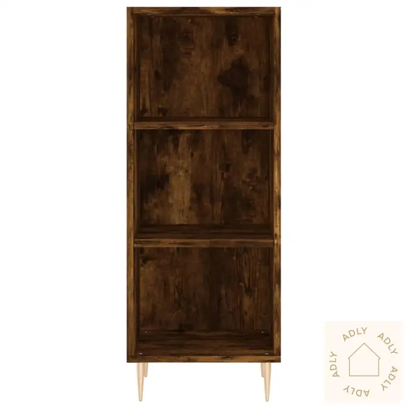 Skjenk Røkt Eik 34,5X32,5X90 Cm Konstruert Tre