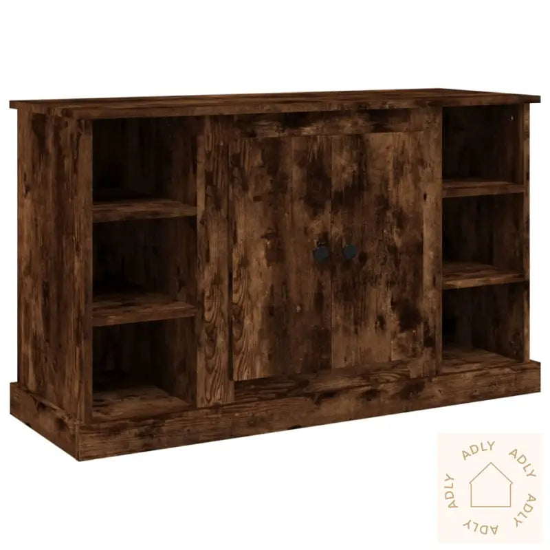 Skjenk Røkt Eik 100X35,5X60 Cm Konstruert Tre