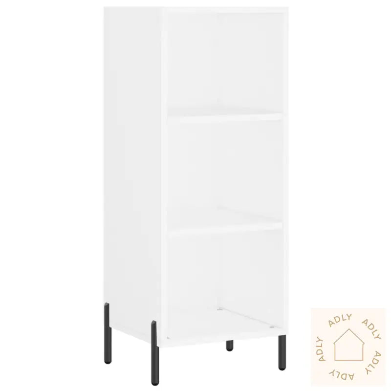 Skjenk Hvit 34,5X32,5X90 Cm Konstruert Tre