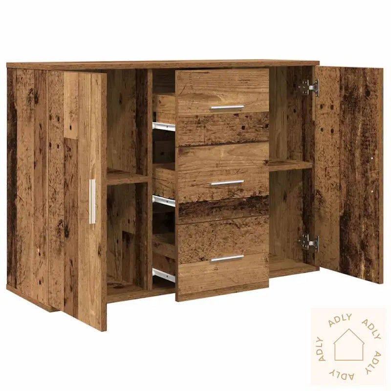 Skjenk Gammelt Tre 90X29,5X65 Cm Konstruert Tre