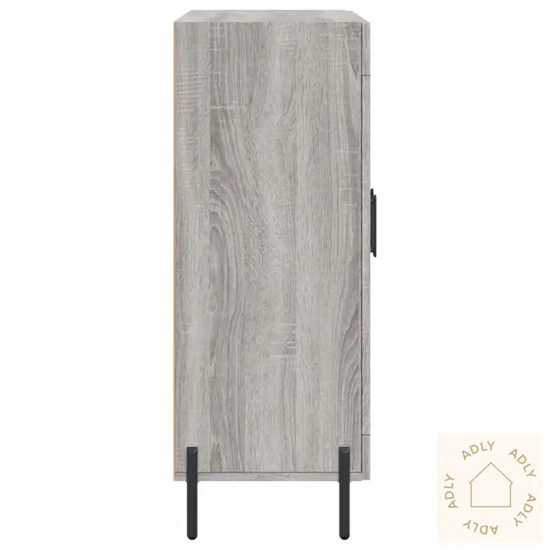 Skjenk Grå Sonoma 69,5X34X90 Cm Konstruert Tre