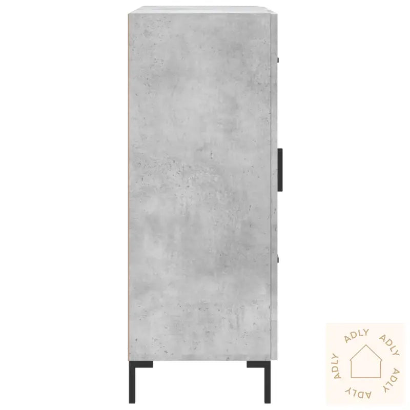 Skjenk Betonggrå 69,5X34X90 Cm Konstruert Tre