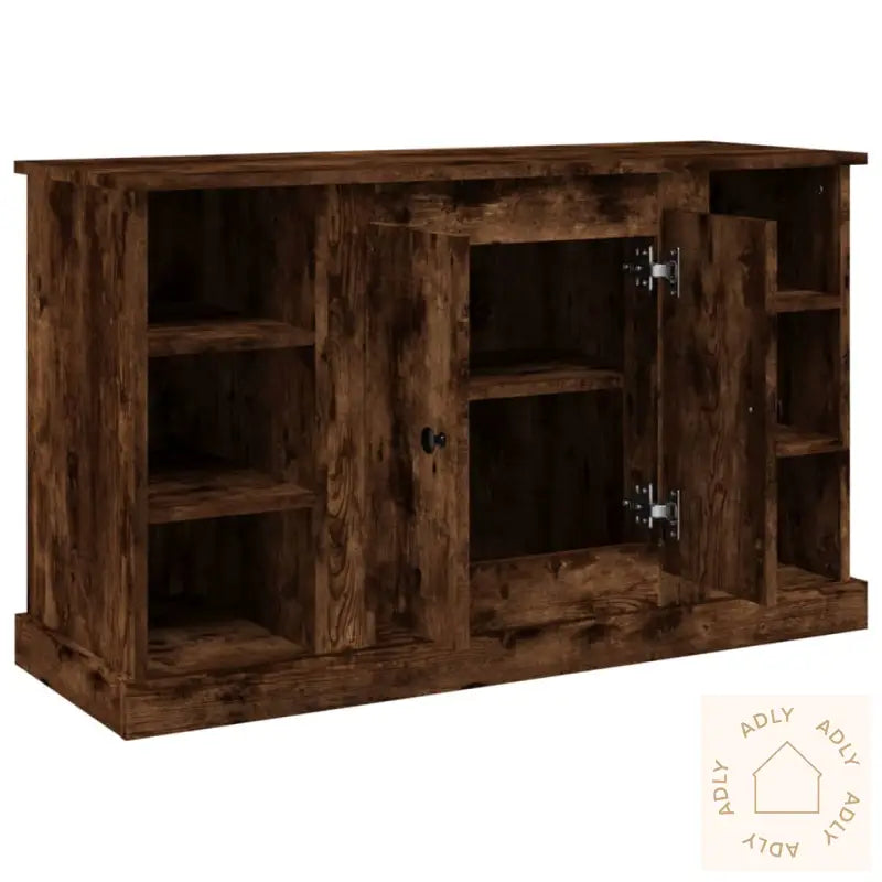 Skjenk Røkt Eik 100X35,5X60 Cm Konstruert Tre