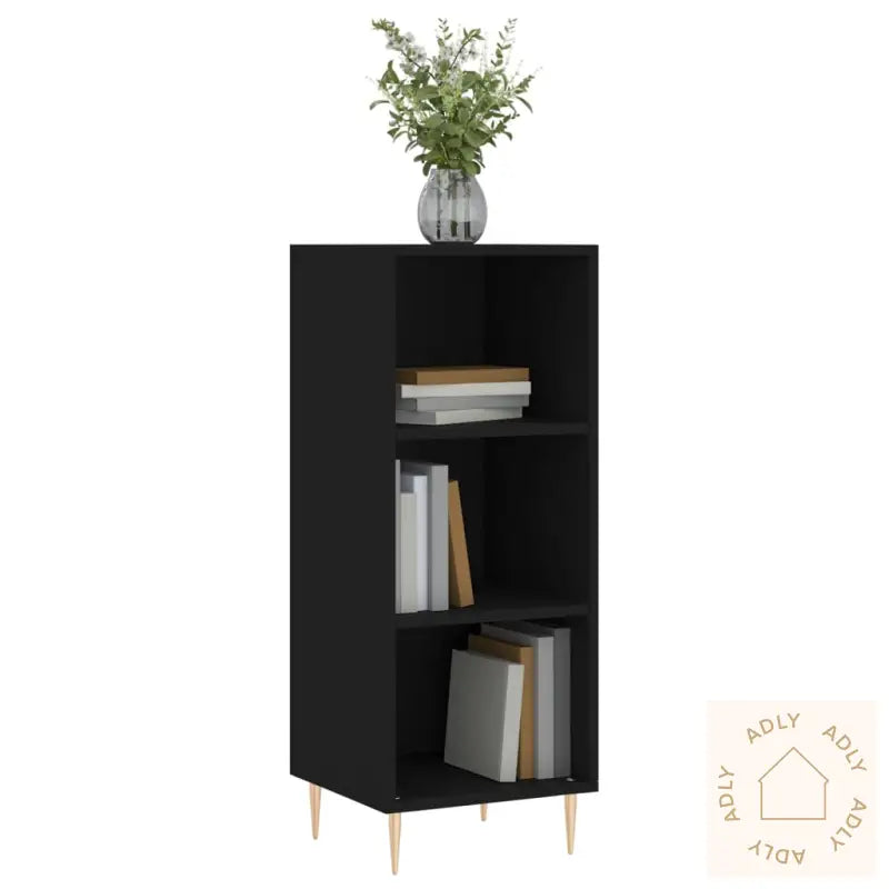 Skjenk Svart 34,5X32,5X90 Cm Konstruert Tre