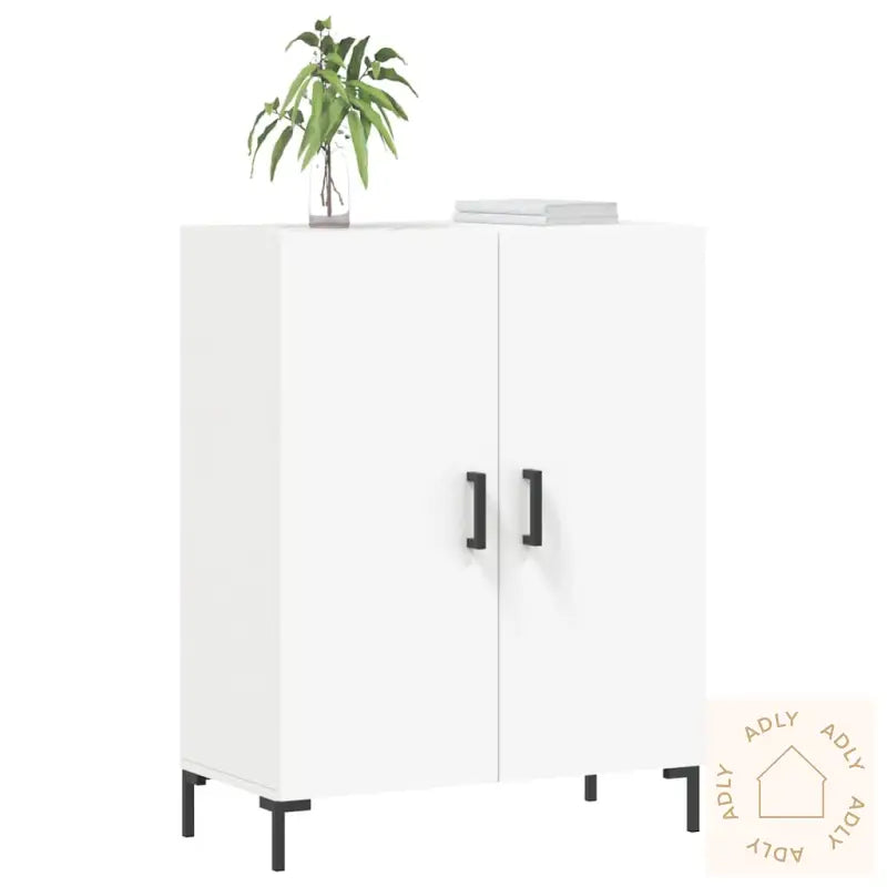 Skjenk Hvit 69,5X34X90 Cm Konstruert Tre