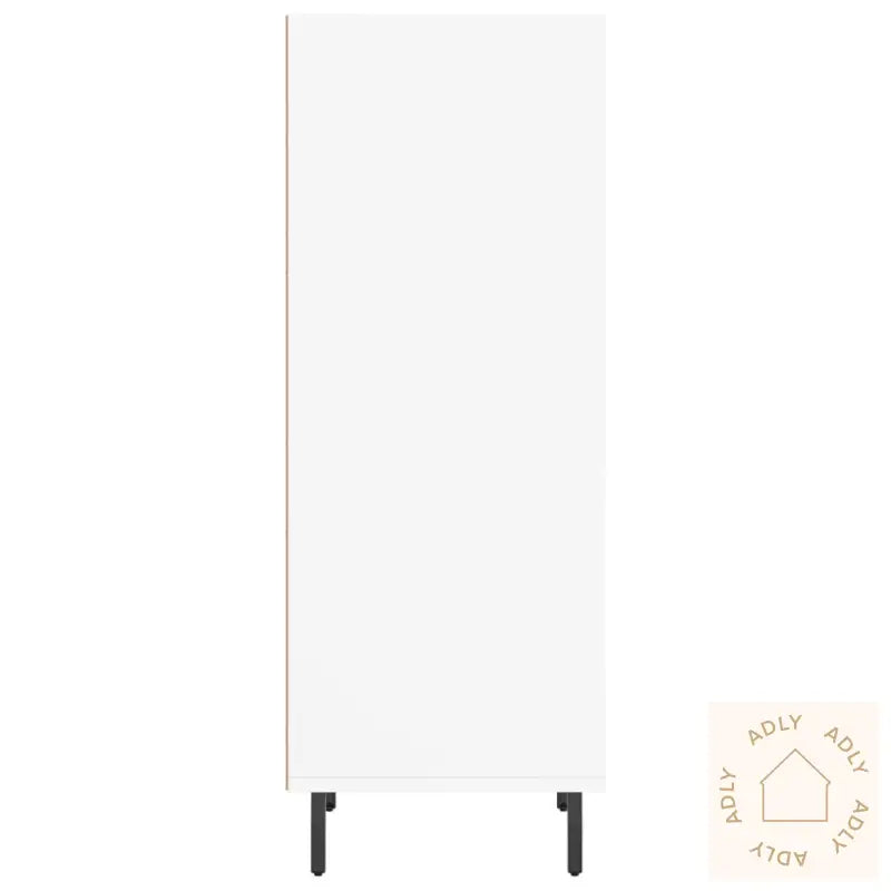 Skjenk Hvit 34,5X32,5X90 Cm Konstruert Tre