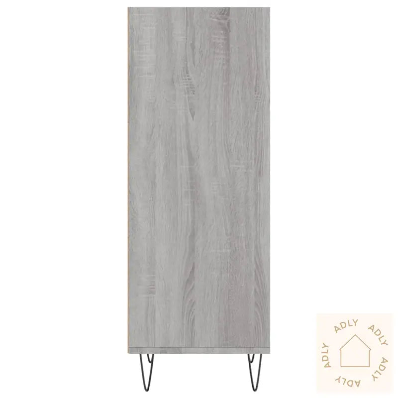 Skjenk Grå Sonoma 34,5X32,5X90 Cm Konstruert Tre