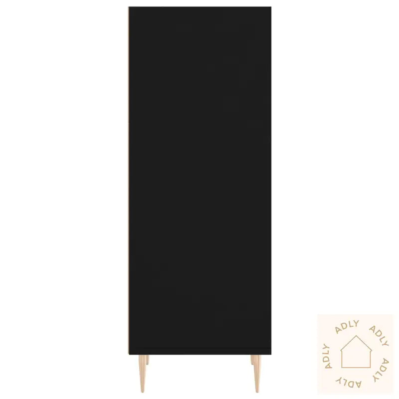 Skjenk Svart 34,5X32,5X90 Cm Konstruert Tre