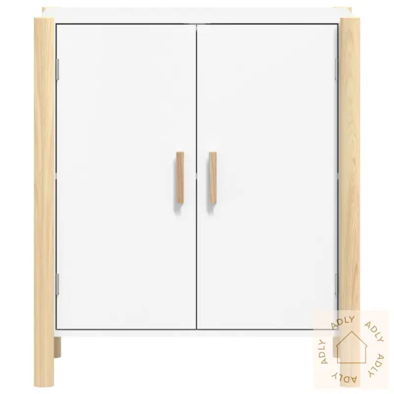 Skjenk Hvit 62X38X70 Cm Konstruert Tre