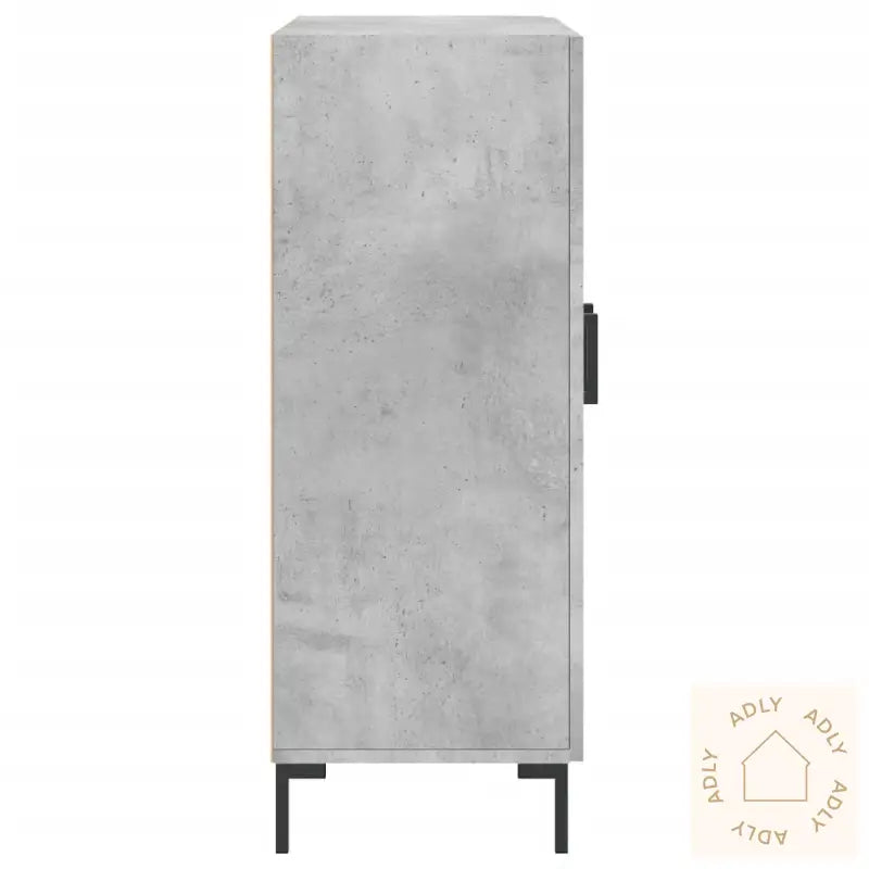 Skjenk Betonggrå 69,5X34X90 Cm Konstruert Tre