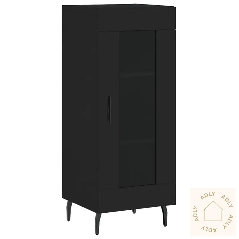 Skjenk Svart 34,5X34X90 Cm Konstruert Tre