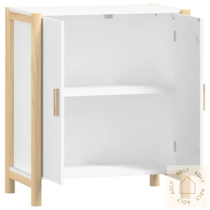 Skjenk Hvit 62X38X70 Cm Konstruert Tre