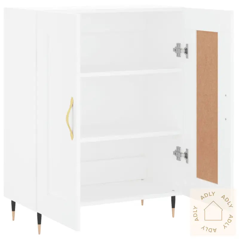 Skjenk Hvit 69,5X34X90 Cm Konstruert Tre